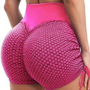 High Waist Slimming Biker Shorts, Tie Side Butt Lifting