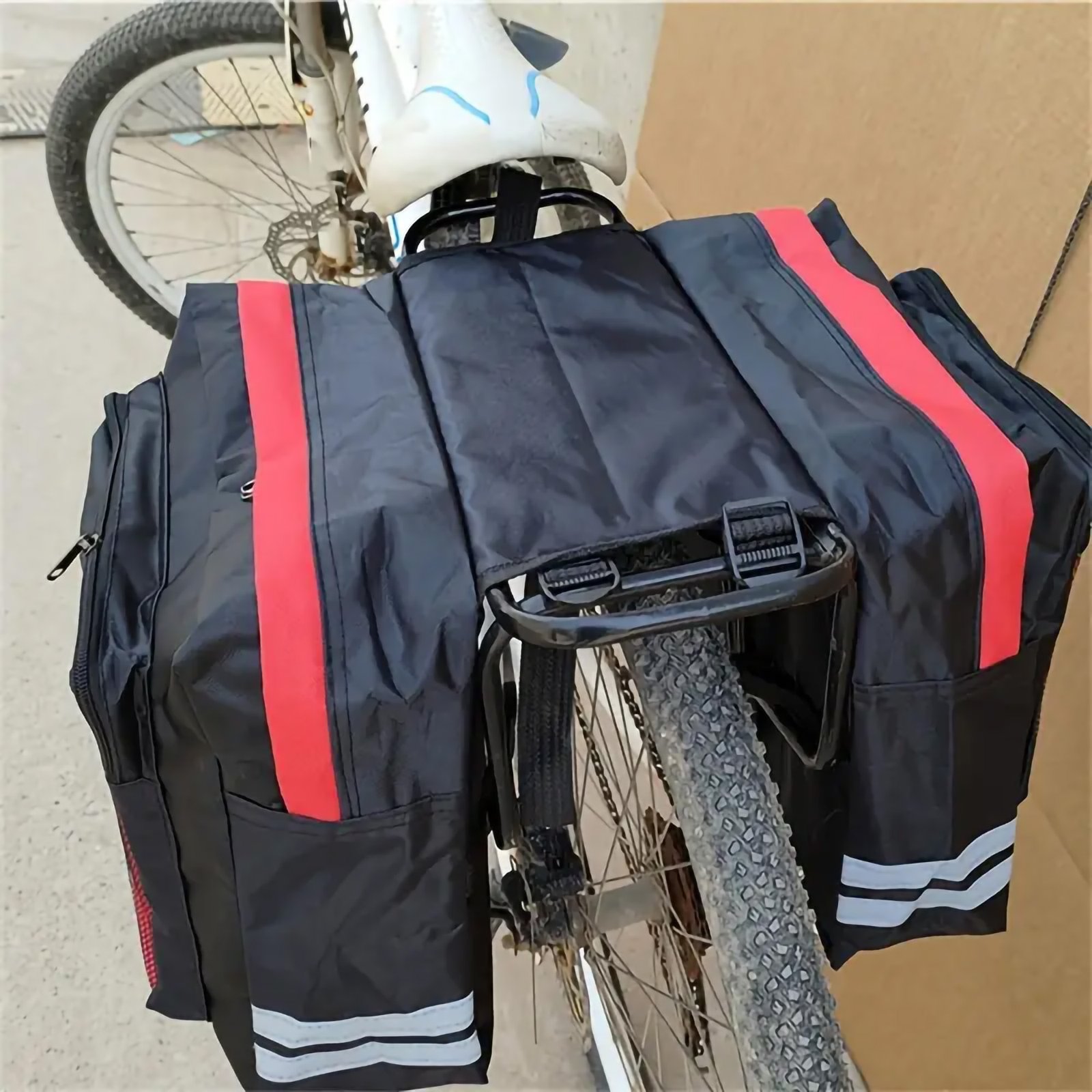 Durable Bicycle Rear Seat Bag, Mountain Bike Rear Rack Bag - Image 5
