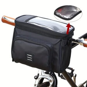 Large Capacity Portable Bicycle Hanging Bag With Phone Pocket