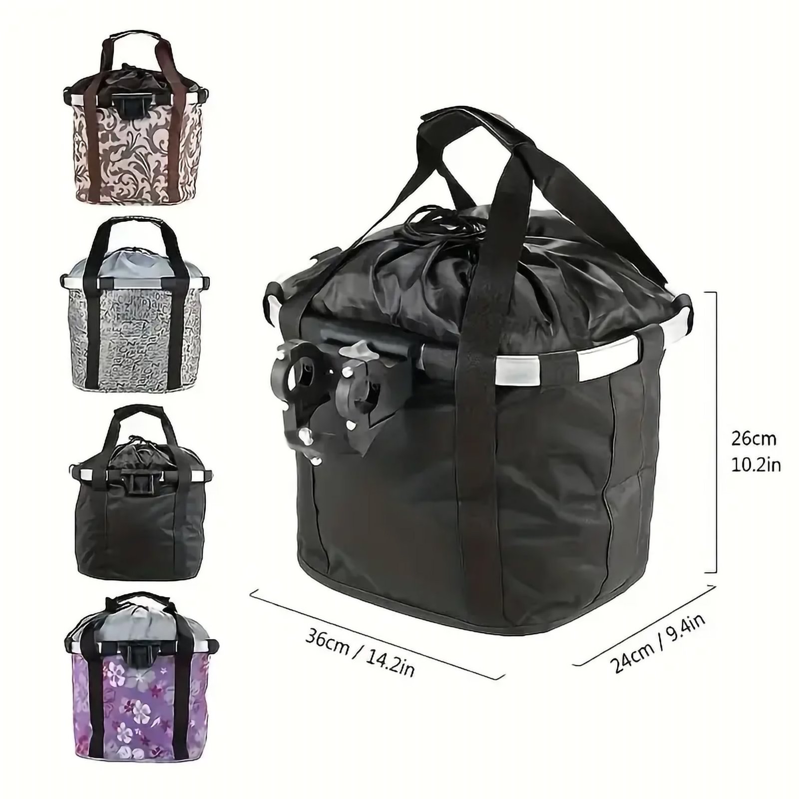 Foldable Bicycle Basket, Outdoor Cycling Equipment Bag - Image 7